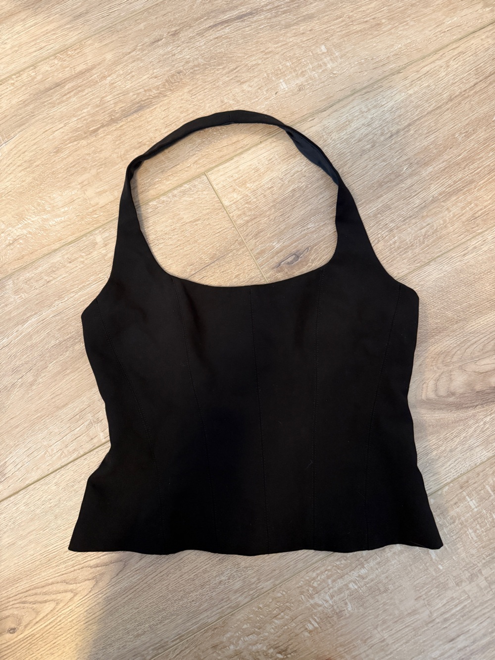Zara Black Halter Top